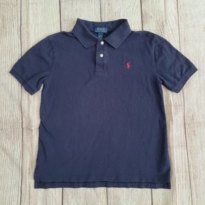 Youth Large Ralph Lauren Navy/Red Polo Shirt